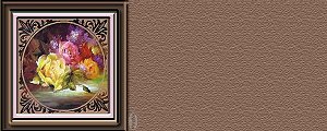 Brown Floral - by Phyllis